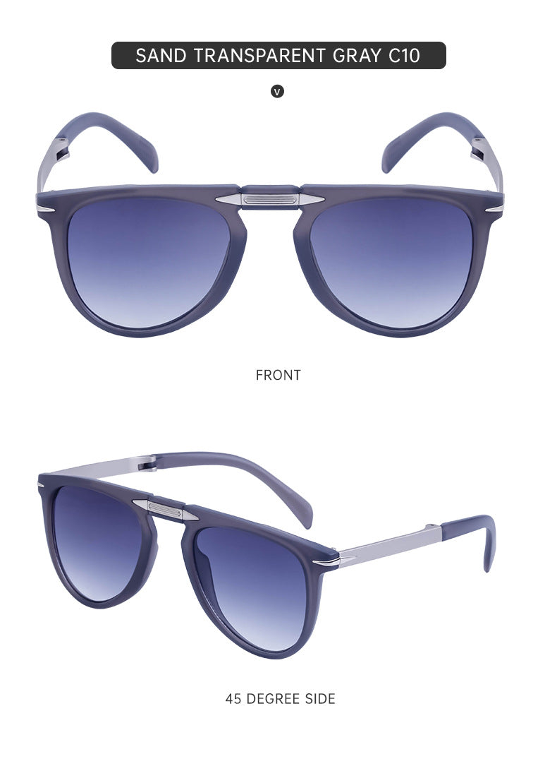 Vintage Polarized Folding Glasses Trendy Fashion Sunglasses Men's Aviator Glasses Wholesale Fishing Sunglasses shades