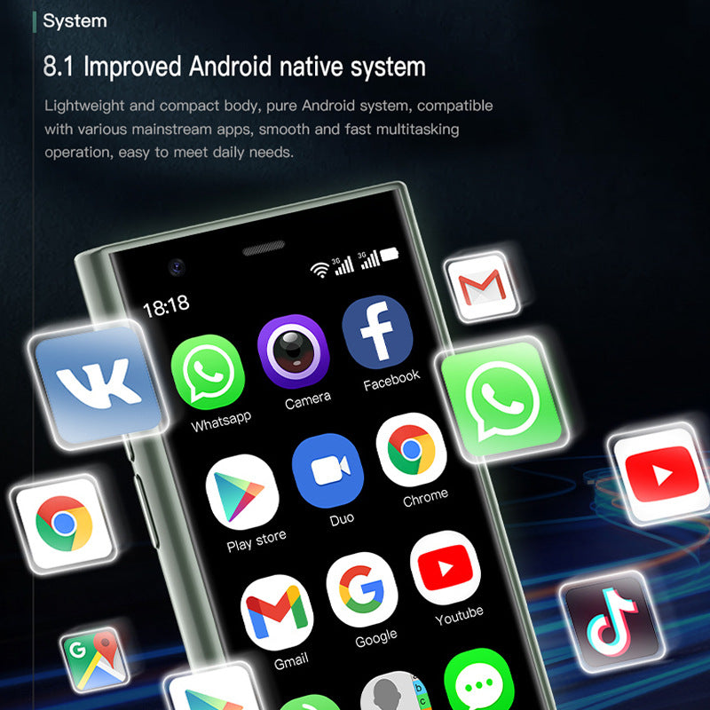 Hot Sale S23Pro Mini Smartphone2+16Dual SIM Dual Standby Android mini Mobile Phone