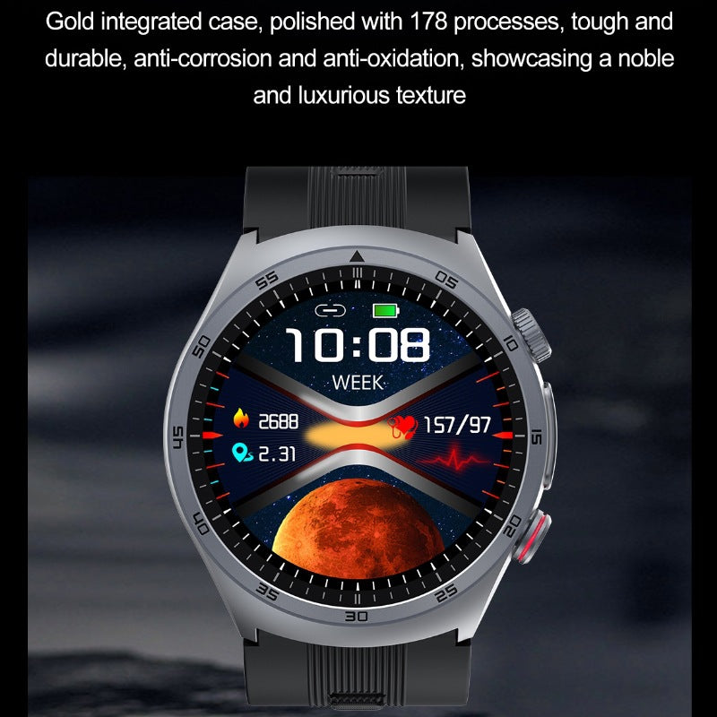 S25Pump Blood Pressure Watch Blood Sugar Blood Oxygen Bluetooth Call Heart Rate Blood Oxygen Monitoring Pump Blood Pressure Watch