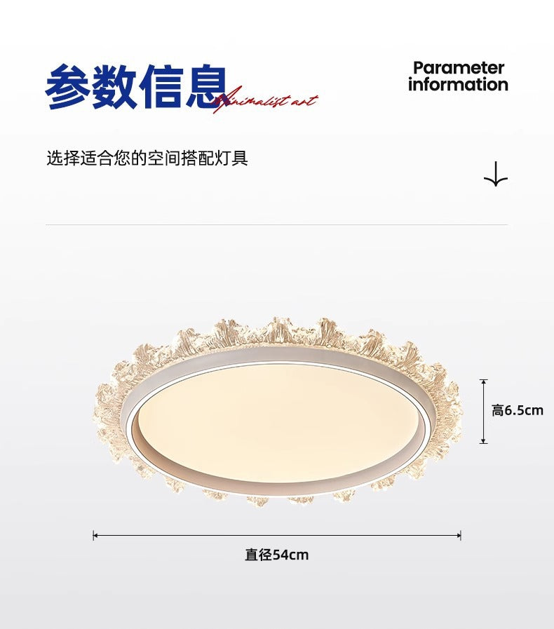 Modern simple light luxury bedroom ceiling light LED Round Eye Protection Study Lamp New Home Smart Room Lamp