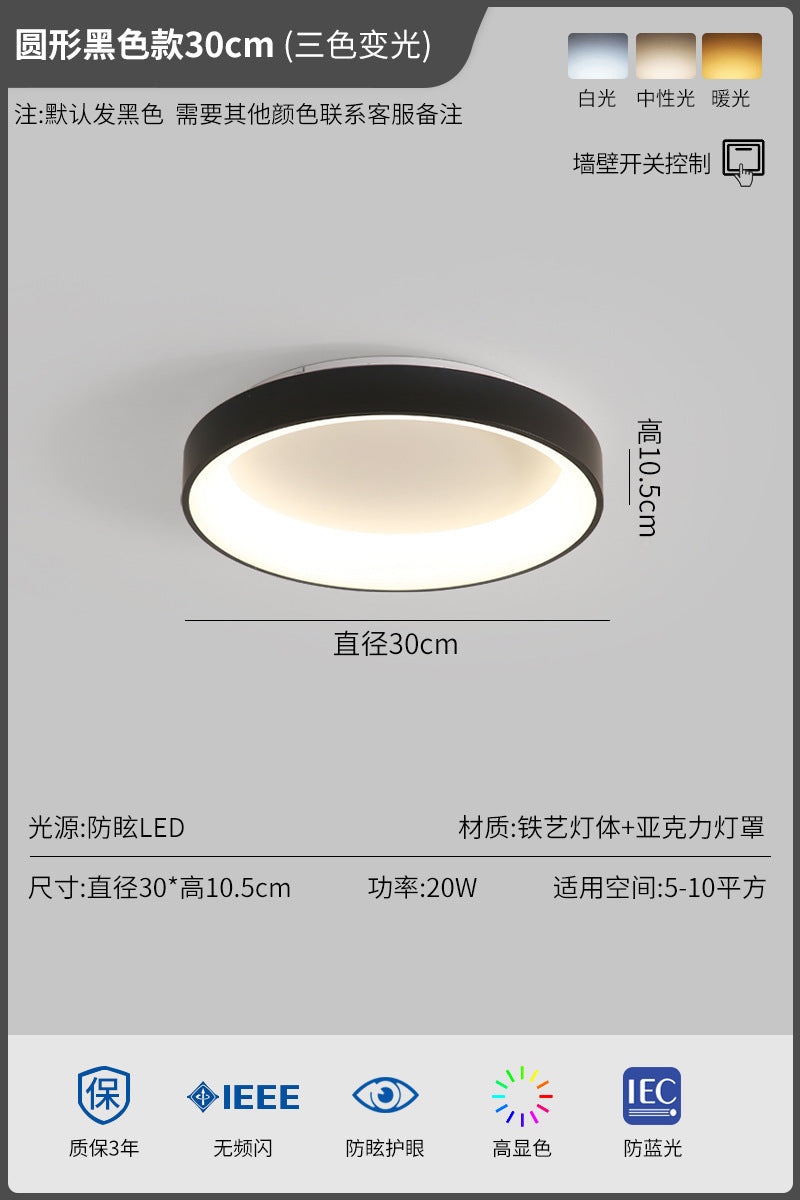 2025New Year's New Internet Celebrity Lighting Collection Master Bedroom Ceiling Light Simple Modern Nordic Style Room led bedroom lamp