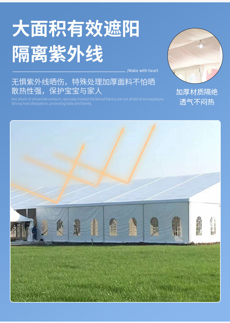 Advertising Tent Temporary Mobile Storage Tent Room Aluminum Alloy Event Tent Industrial Temporary Warehouse Tent
