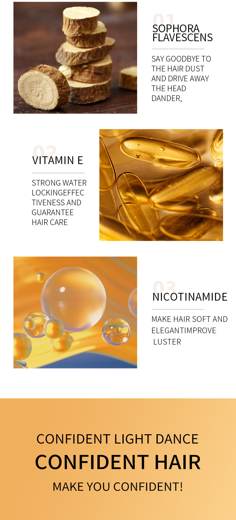 Full English Ginger Hair Treatment Solution30ml SADOER Moisturizing and Hydrating Hair Care  Foreign Trade Live Wholesale