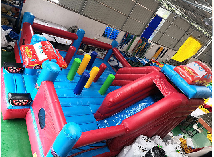 Indoor and Outdoor Small Inflatable Trampoline Jumping Bed Children's Play Castle Sports Slide Naughty Castle Toy Manufacturer