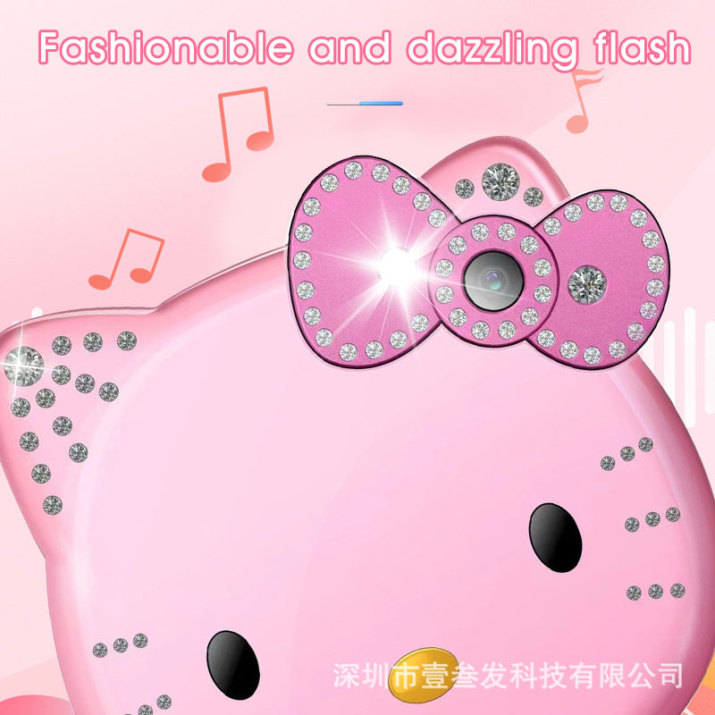 i168Mini Button Straight New Model Mini Hellokitty Small Phone Hot Sale Cartoon Cute