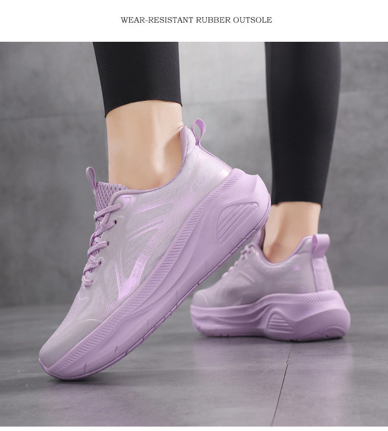 Professional Running Shoes for Men and Women, Spring and Summer New Soft Sole, Lightweight, Shock Absorption, Breathable, Jump Rope, Non-Slip, Marathon Walking Shoes