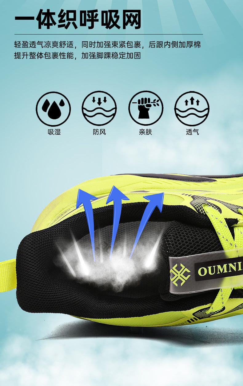 New Foreign Trade Running Shoes for Men and Women, Couple Style, Large Size, Versatile Marathon Outdoor Casual Cycling Jogging Sports Shoes