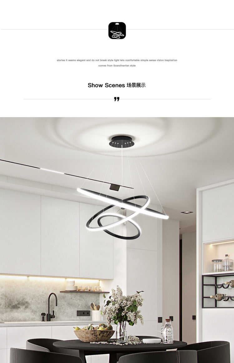 Dining Room Chandelier Nordic Modern Minimalist Dining Room Elegant and Luxurious led Chandelier Home Bedroom Living Room Chandelier