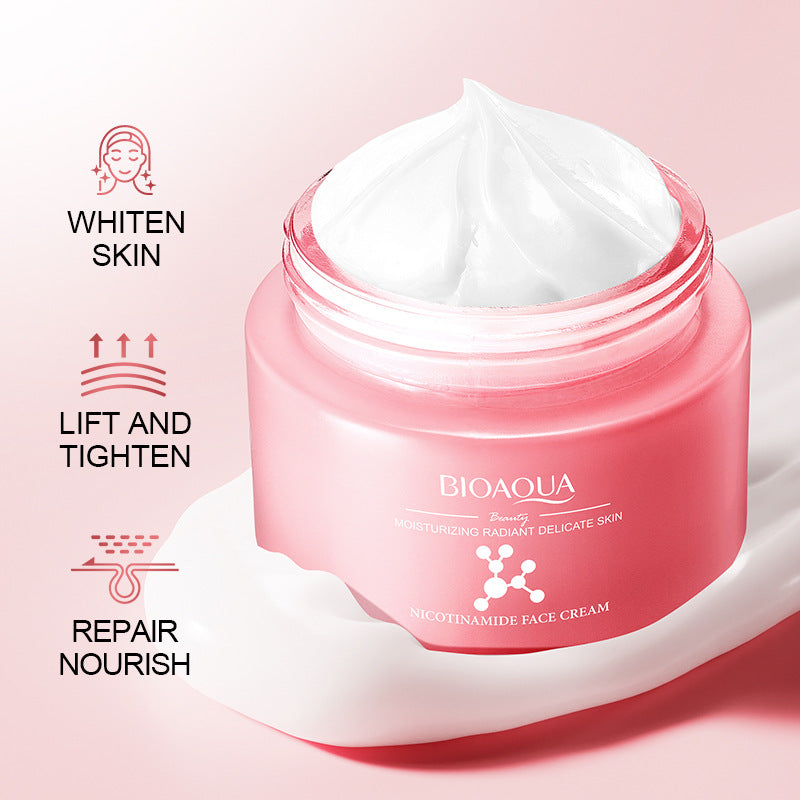 Niacinamide Skin Rejuvenation Cream BIOAOUA Hydrating Moisturizing Hydrating Moisturizing Cream Cross-Border Foreign Trade Wholesale