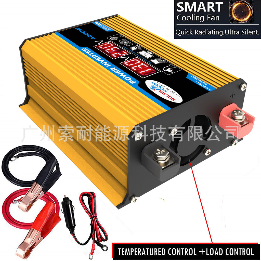 Vehicle Inverter300W 12V Turn110V 220V Dual Voltage Display E-commerce Export inverter