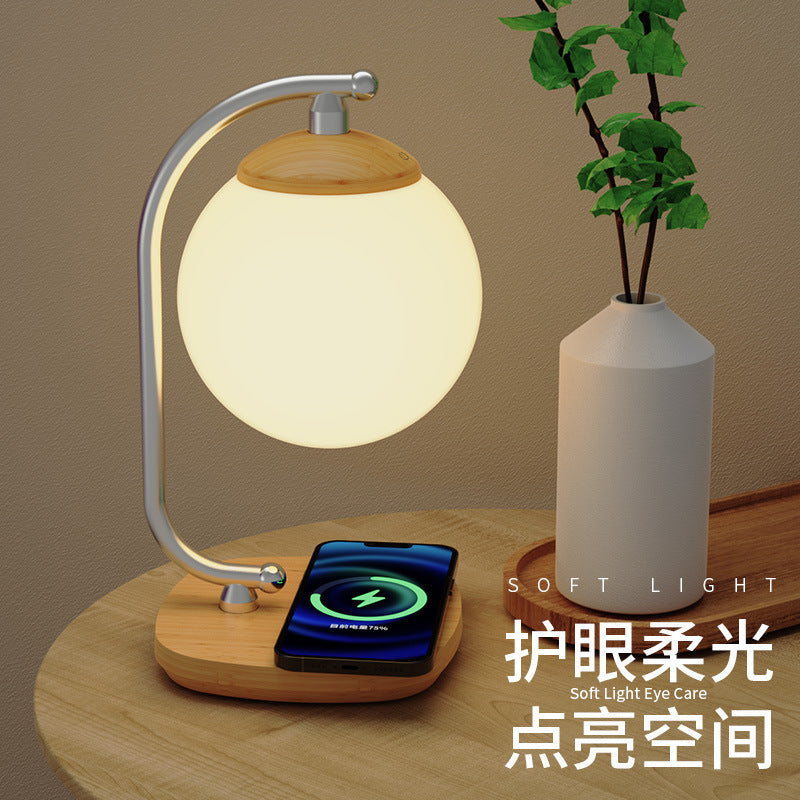 Moon15w Radio Outdoor Camping Atmosphere Lamp Bedroom Table Lamp Bedside High-end Eye Protection Night Light