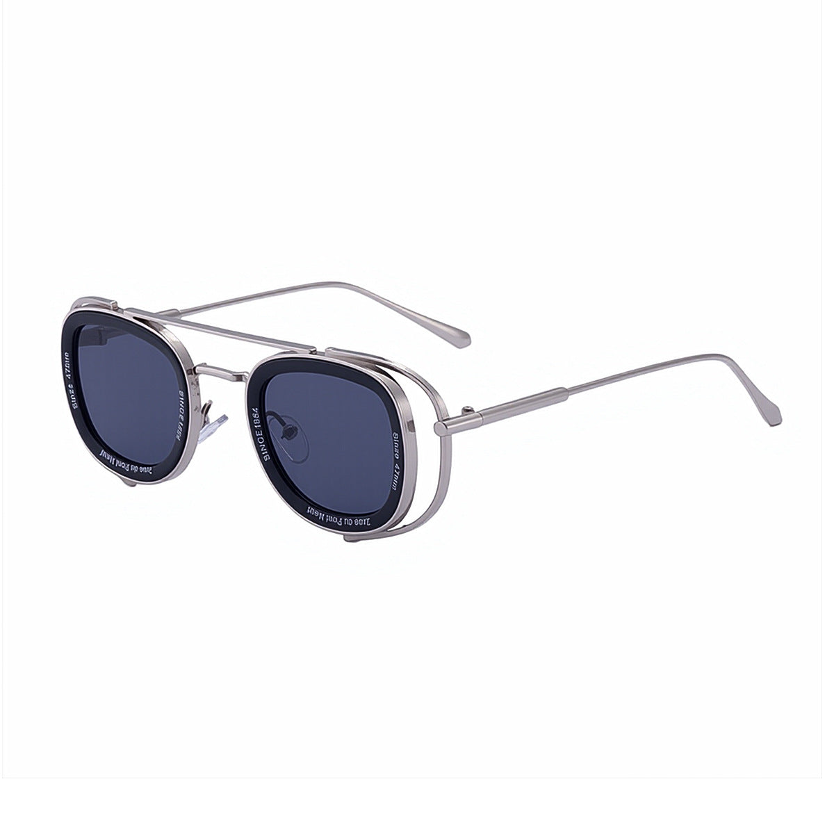 2025New Men's Sunglasses High-End Oval European and American Retro High-Grade Sunglasses for Men Driving