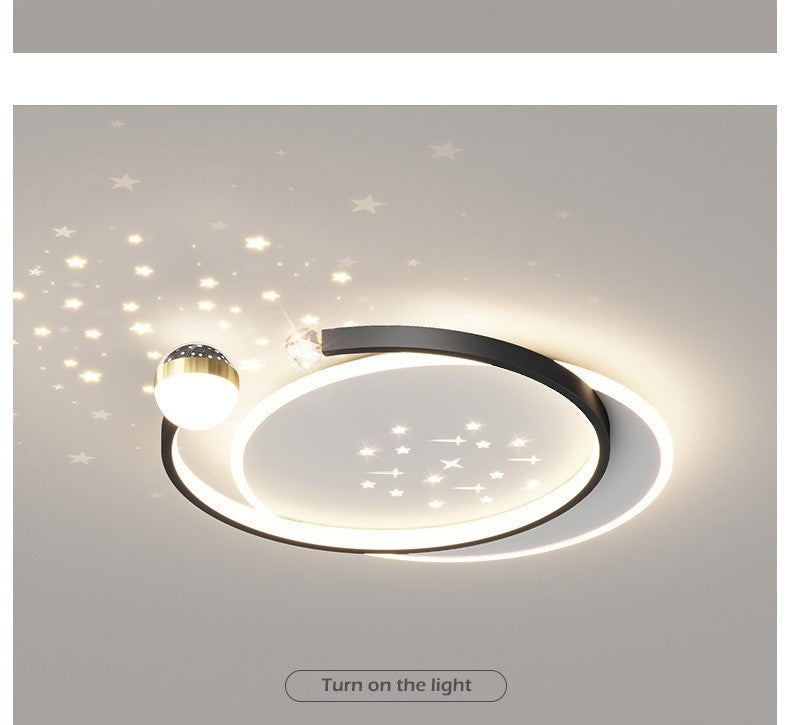 Modern minimalist living room led Ceiling Lamp2024New style main hall lamp wrought iron bedroom lamp high-end dining room lamp