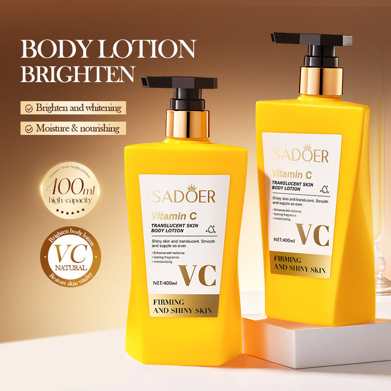 All English Vitamins C Translucent Body Lotion SADOER Moisturizing Body Lotion  Wholesale