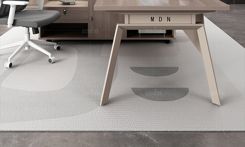 Office Desk Boss Desk and Chair Set Manager Supervisor Light Luxury High-End Office Desk and Chair Set Executive Office Desk