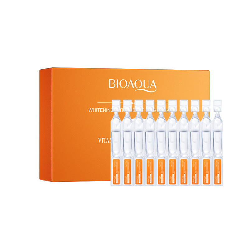 Vitamin C Whitening Essence BIOAQUA Hydrating and Anti-Oxidation Single-Use Essence Liquid Cross-Border Wholesale