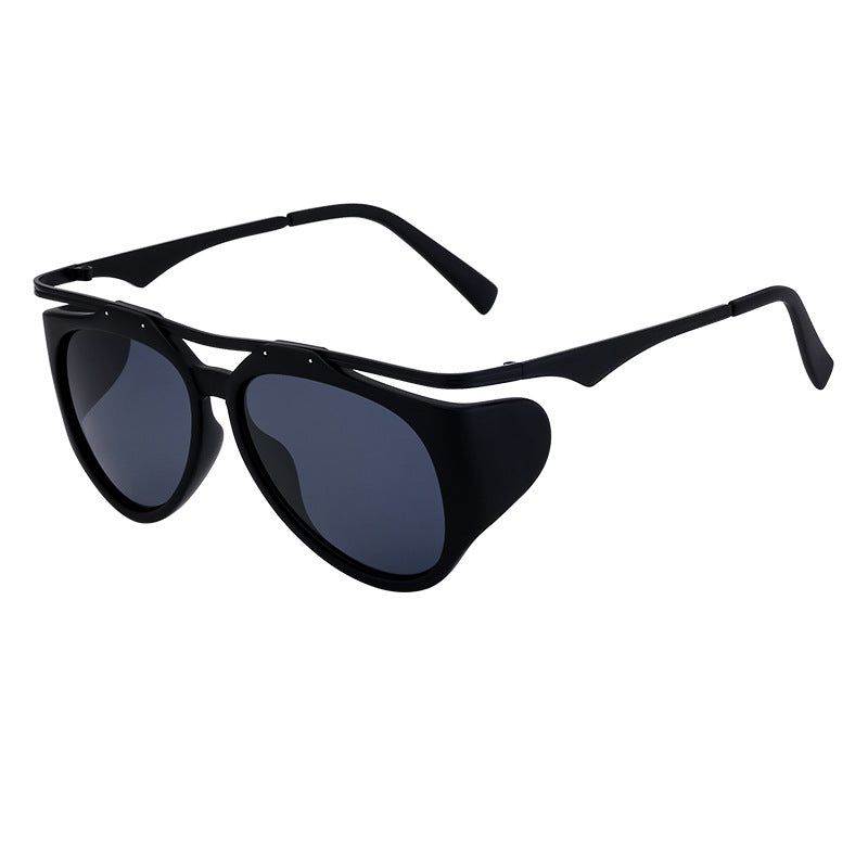 Europe and America INS Fashionable Sunglasses for Women, Irregular Cat Eye Sunglasses, Trendy Full Frame Sun Protection Glasses sunglasses