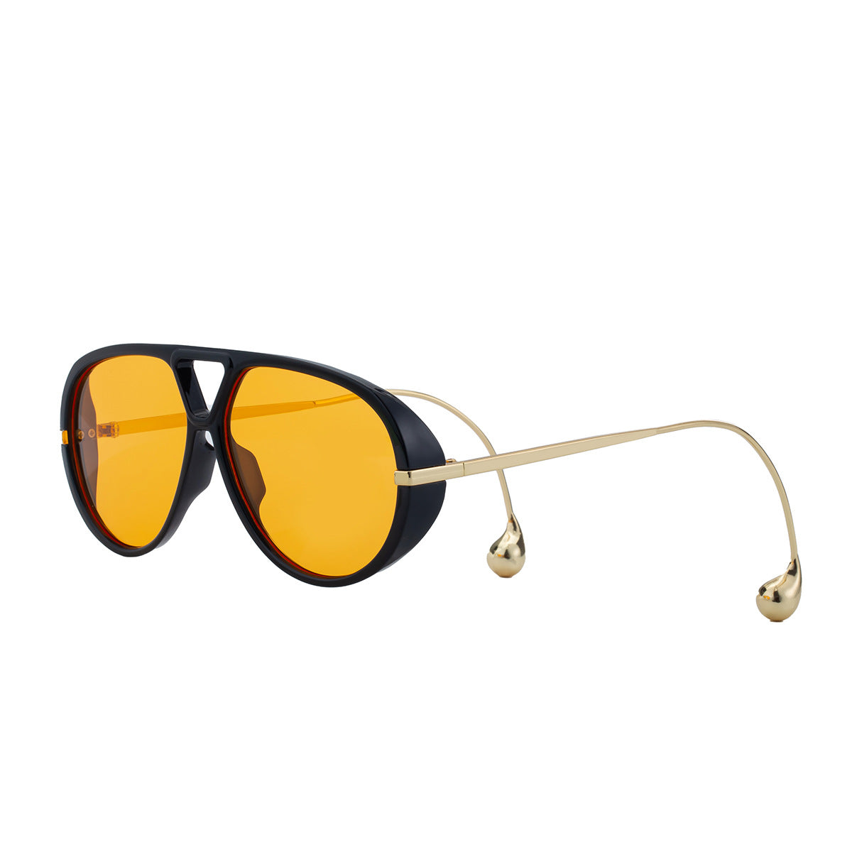 2025New Sunglasses for Women, European and American Fashion Glasses, Double Bridge Personality Aviator Sunglasses, Sun Protection Pilot Sunglasses for Men
