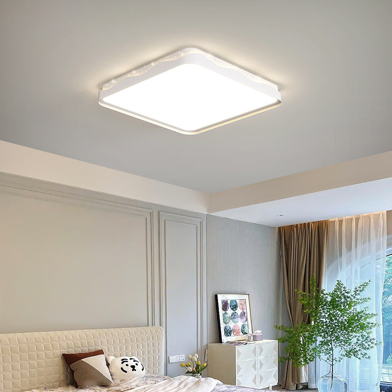 New Nordic Style Living Room Lamp for Home Use, Elegant led Ceiling Lamp Iron Art Room Lamp Creative Simple Bedroom Lamp Round Shape