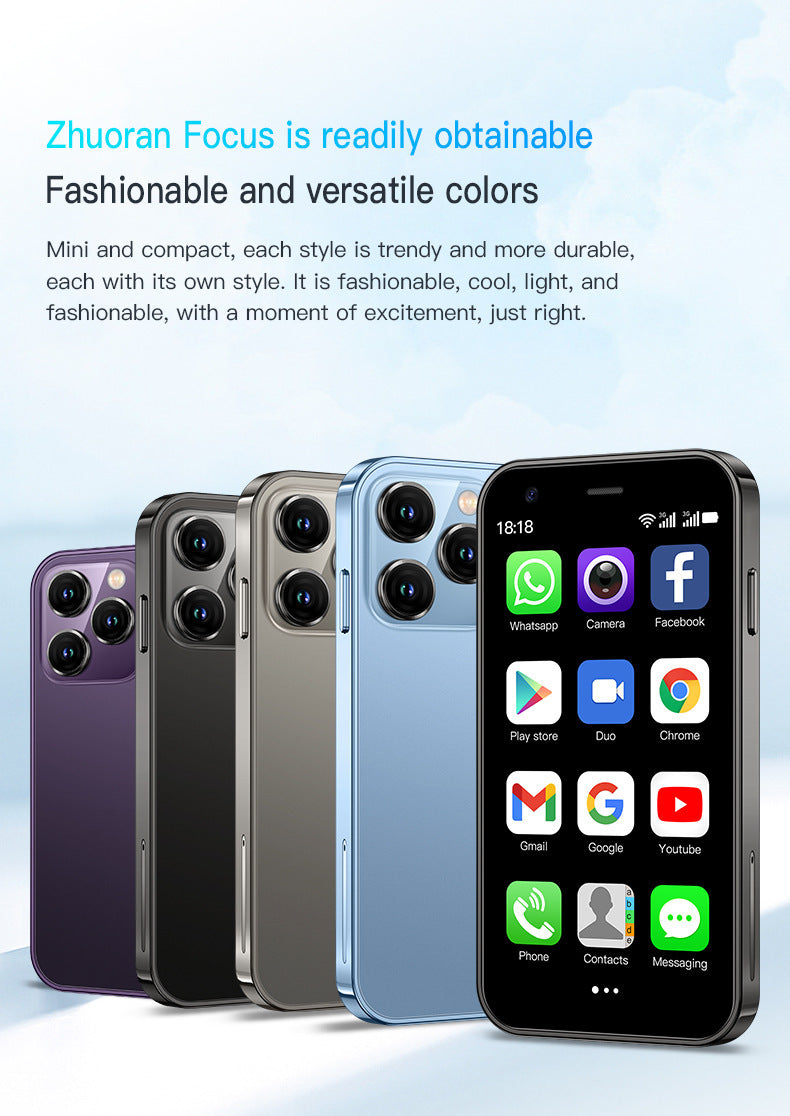 Popular XS15Dual SIM Smartphone31-inch mini portable mobile phone touch explosion-proof screen3G Small phone