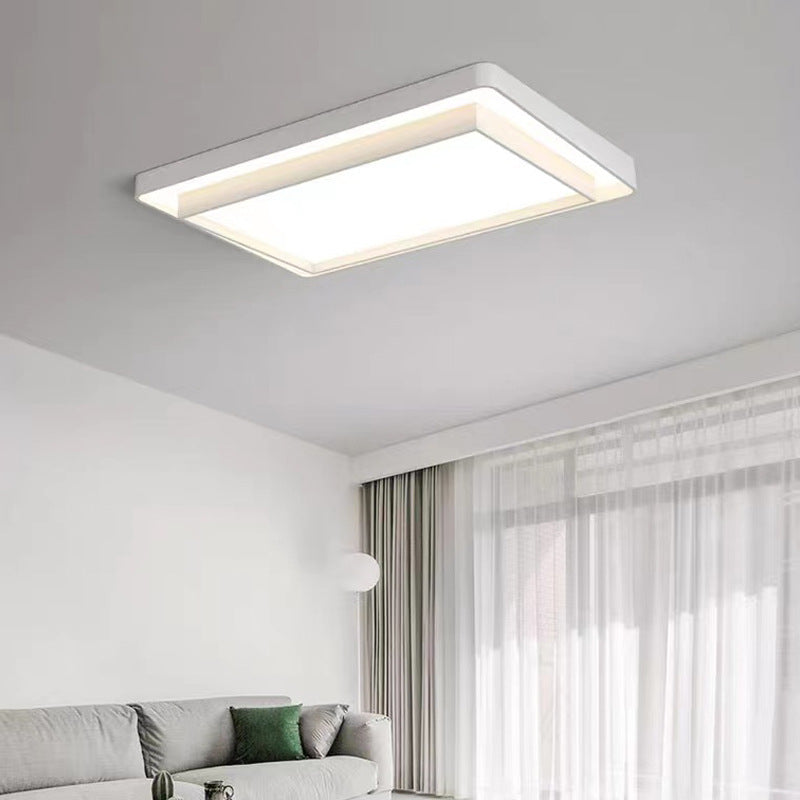 Nordic Bedroom Lamp Round Modern Simple Room Lamp Creative Living Room Lamp Home Elegant Iron Art led Ceiling Lamp