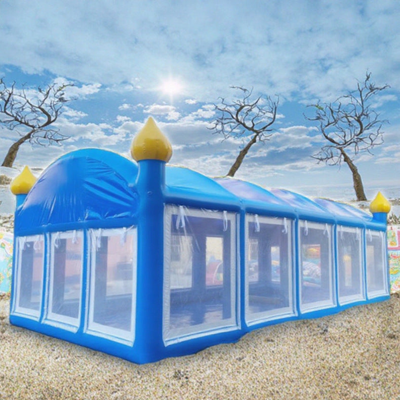 Internet Celebrity Inflatable Tent Large Outdoor Wedding Exhibition Mobile Banquet Tent Emergency Rescue Anti-epidemic Insulation Double Layer