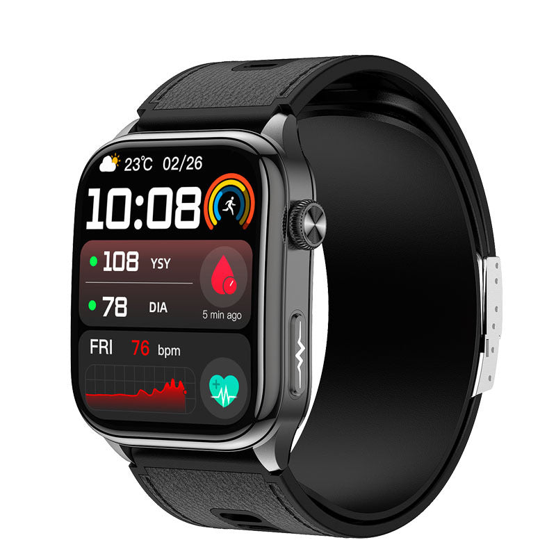 s101Smart Watch Air Pump Air Bag Blood Pressure Measurement ecg ECG NFC Bluetooth Call Blood Sugar Health Smart Watch