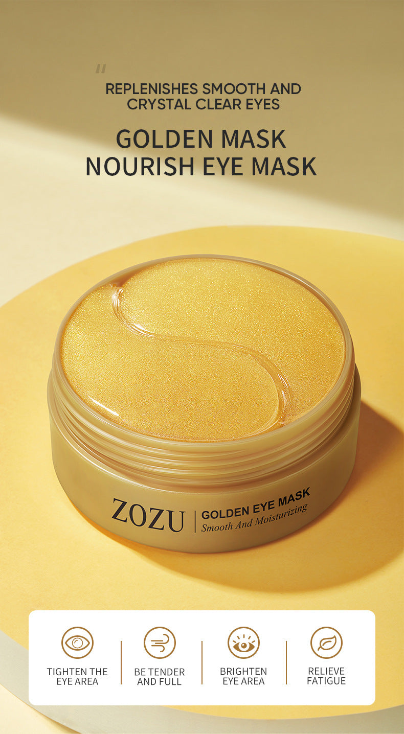 Full English Eye Mask ZOZU Golden Avocado Moisturizing and Hydrating   foreign trade skincare products live wholesale