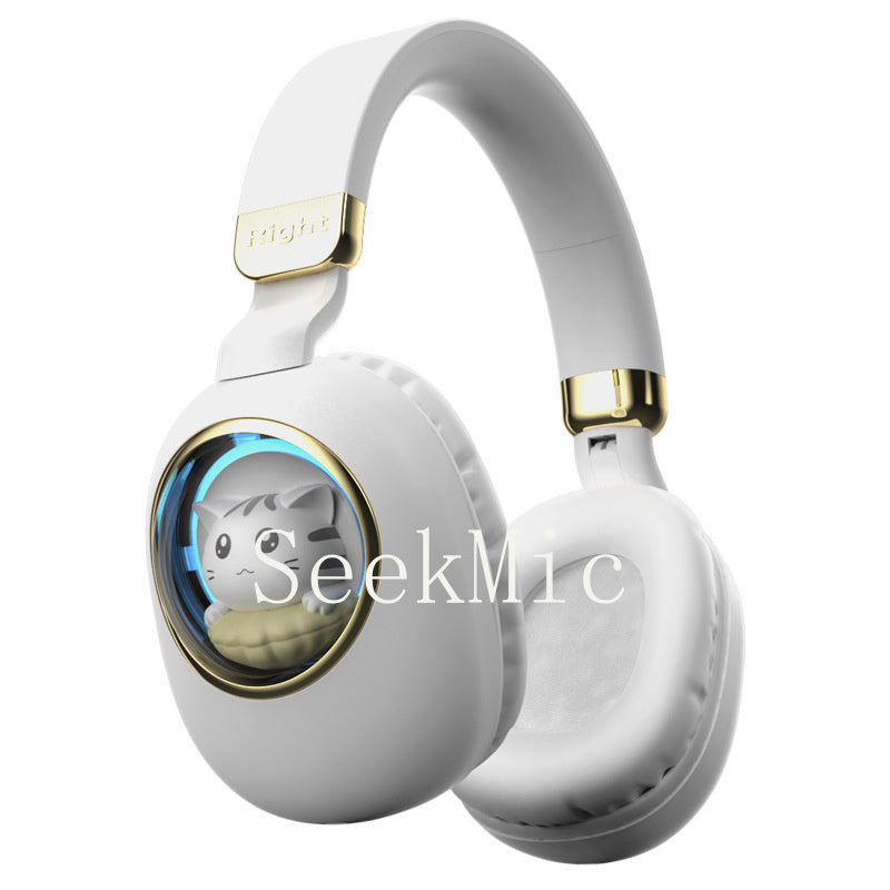 Wireless Headset Bluetooth Earphones Long Battery Life Student Children Cute Cartoon Gaming Headset