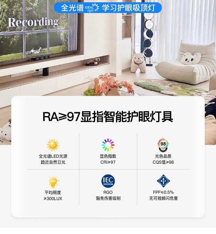 Light Luxury Living Room Ceiling Lamp New Crystal Lamp Cream Style High-end Bedroom Main Lamp Round Shape led Eye Protection Lighting