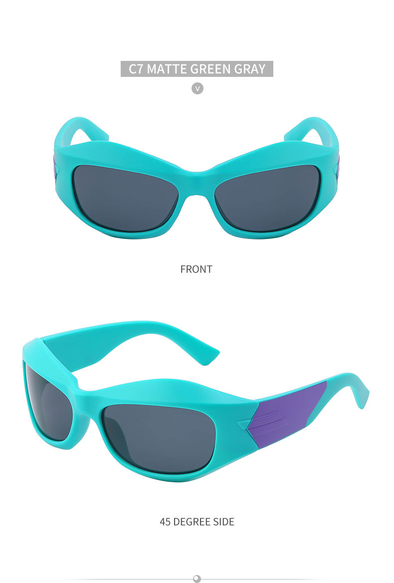 Steampunk Style Y2K Sunglasses for Men Cycling Sports Sunglasses for Women Wholesale