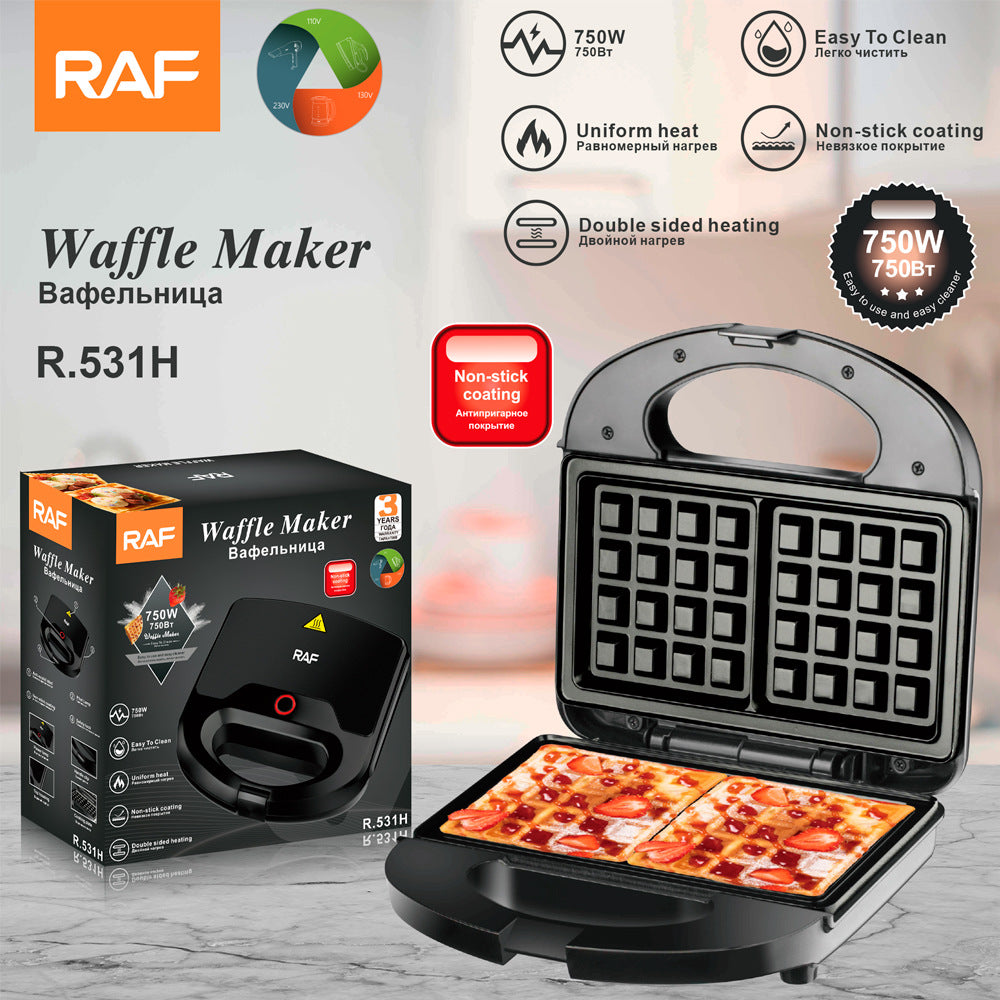 RAF European Standard Sausage Maker Household Donut Waffle Maker Breakfast Sandwich Maker Grilled Steak Maker R.531