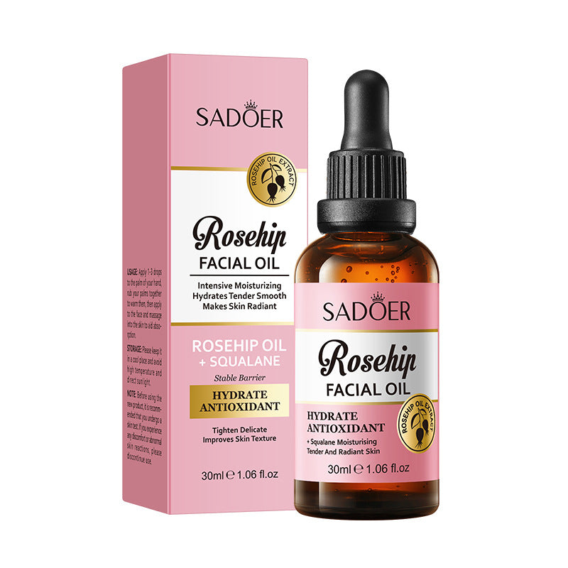 Rosehip Antioxidant Hydrating Essence SADOER Moisturizing facial essential oil cross-border foreign trade wholesale
