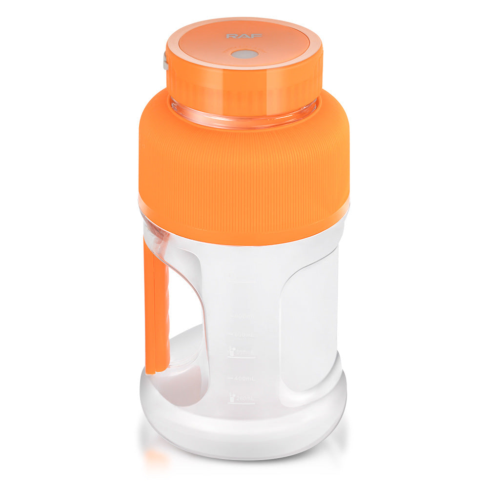 RAF EU Standard Electric Fresh Orange Juicer Household Automatic Juicer Lemon Orange Juice Cup Small Portable