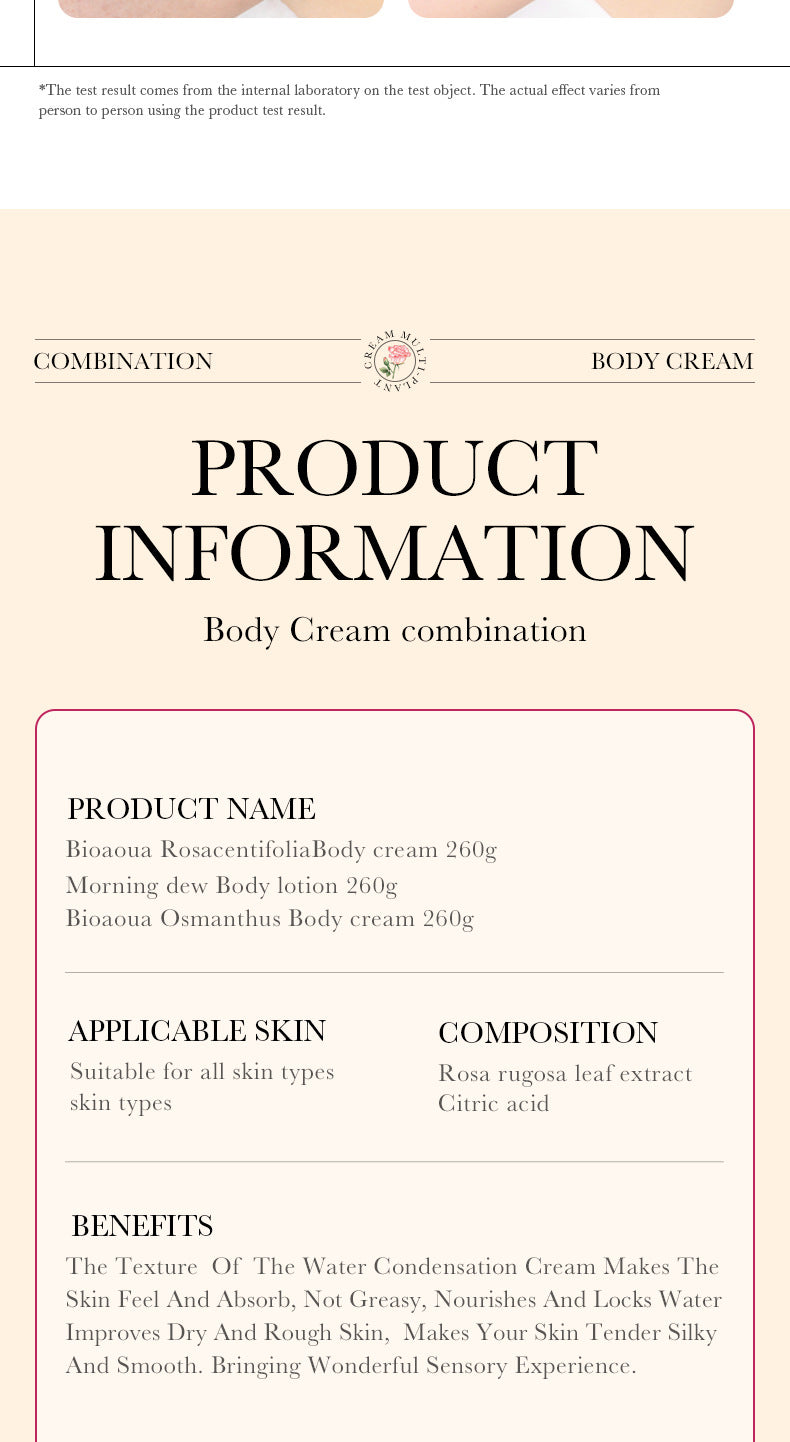 Floral Body Lotion BIOAOUA Rose Moisturizing Osmanthus Moisturizing Lotion Cross-Border Foreign Trade Wholesale