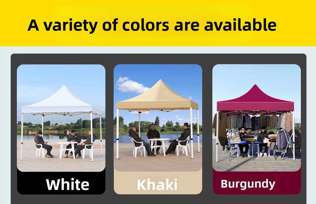 Four-Legged Rainproof Tent Four-Corner Sun Umbrella Outdoor Canopy Sunshade Stall Use Rain Cover Retractable Folding Tent