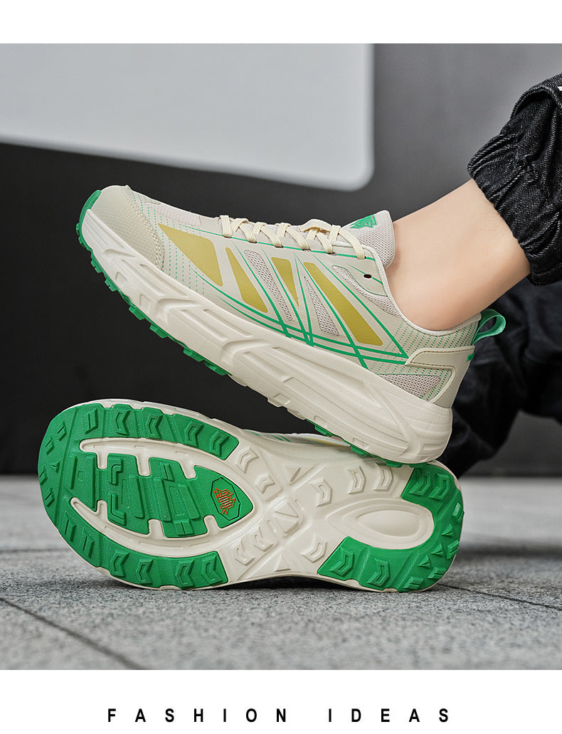 Autumn New Soft Sole Ultra-light Running Shoes Non-slip Wear-resistant Sports Wide Toe Casual Shoes Fashionable Sports Comfortable Trendy Shoes