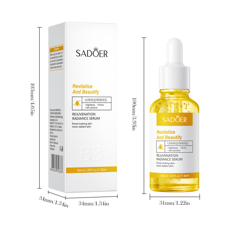 Skin Rejuvenation and Brightening Serum SADOER Moisturizing and Hydrating Essence Gel Cross-Border Wholesale