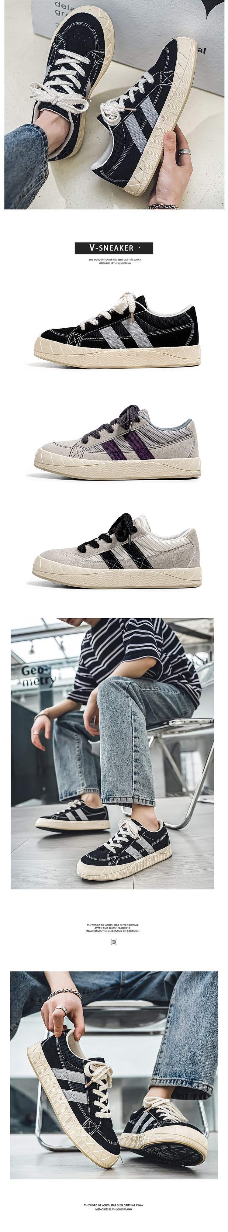 Summer Breathable Shoes Men's Versatile Trendy Shoes2025New low-top sneakers for men Korean style trendy youth casual shoes