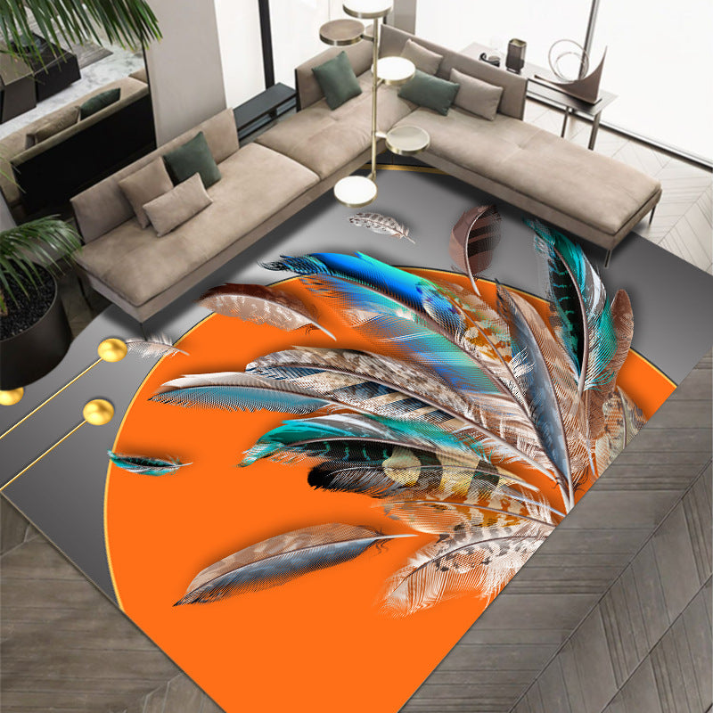 Light Luxury Crystal Velvet Carpet Wear-Resistant and Dirt-Resistant Living Room Sofa Coffee Table Carpet Cooling and Silent Home Non-Slip Bedroom Carpet