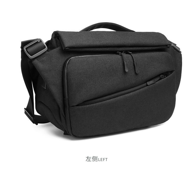 OZUKO Men's Messenger Bag Functional Trendy Brand Large Capacity Sports Waterproof Crossbody Shoulder Commuting Travel Small Backpack