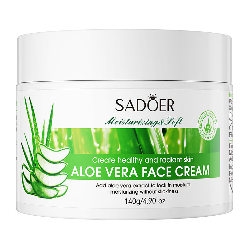 Full English Aloe Vera Skincare Set SADOER Cleansing, hydrating, moisturizing, and nourishing  foreign trade manufacturer wholesale