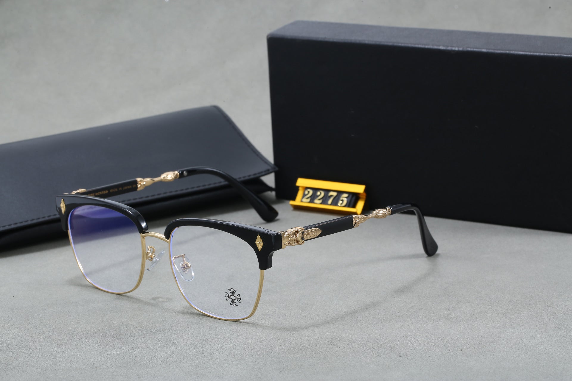 Kro Home Jay Chou Same Style Myopia Eyebrow Glasses Frame High-end Men's Fashion Trend Retro Glasses Frame2275