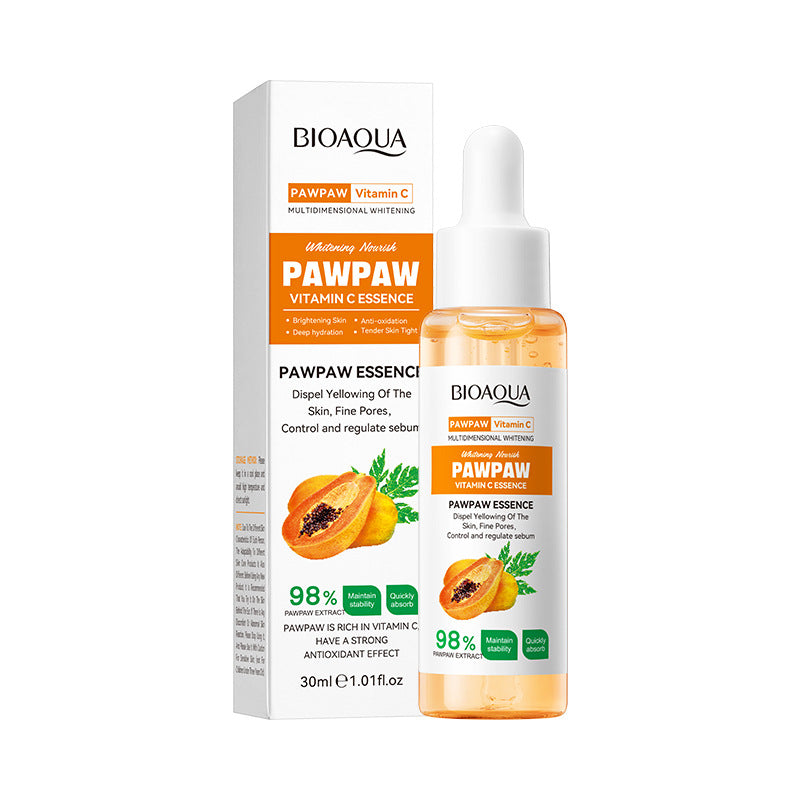 Papaya Vitamin C Essence30ml BIOAOUA Moisturizing and Hydrating Wholesale for Cross-Border Trade