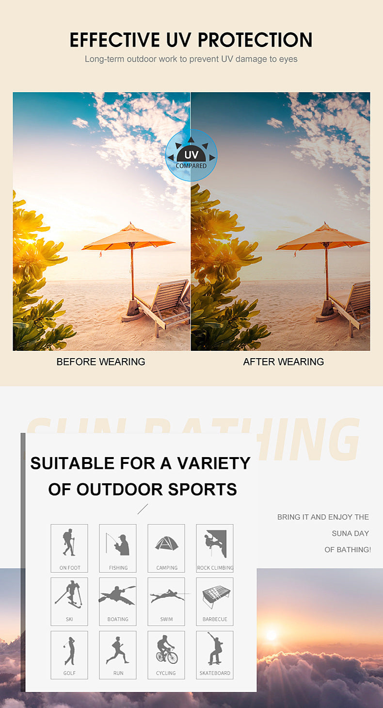 Outdoor Sports Cycling Glasses for Women, Colorful Integrated Windproof Sunglasses, Trendy European and American Style, Large Frame Sunshade and Sun Protection Sunglasses