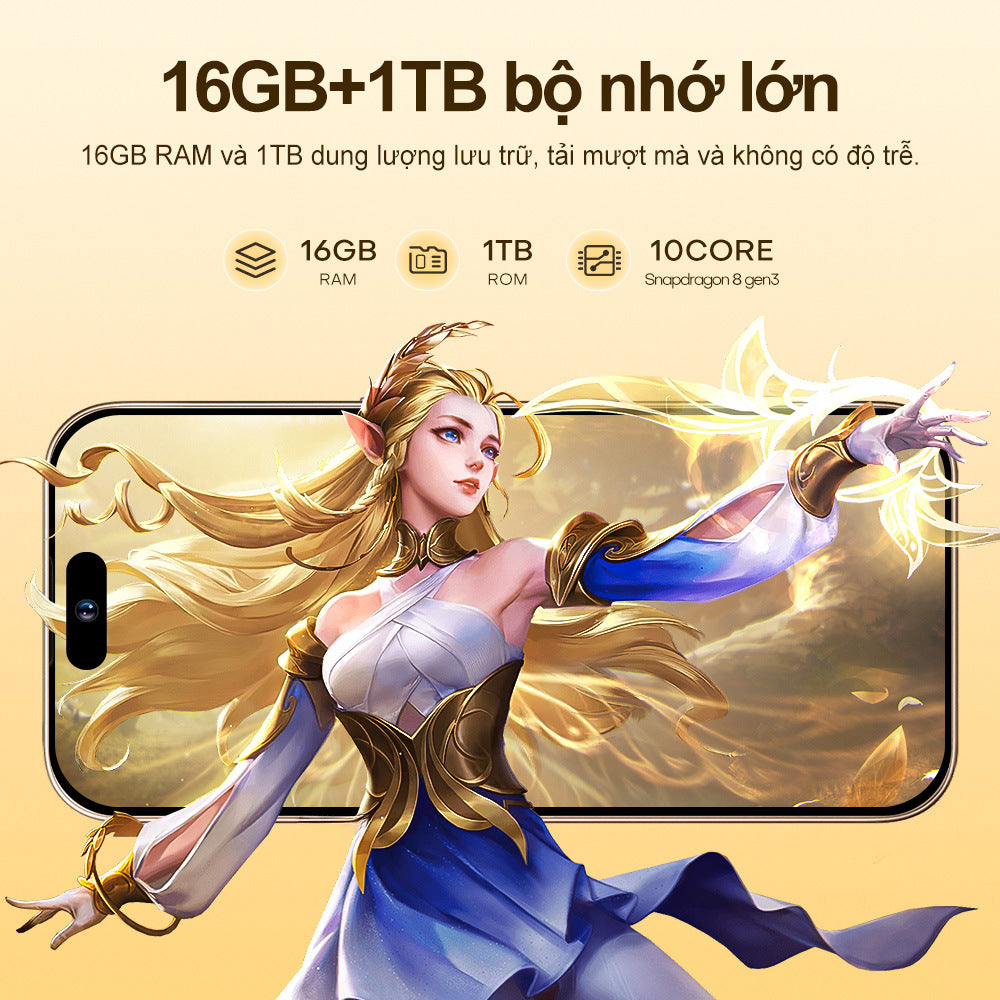 Mobile Phone TK Delivery i16ProMAX4+64Large Screen16pro New Android Phone Hot Sale List