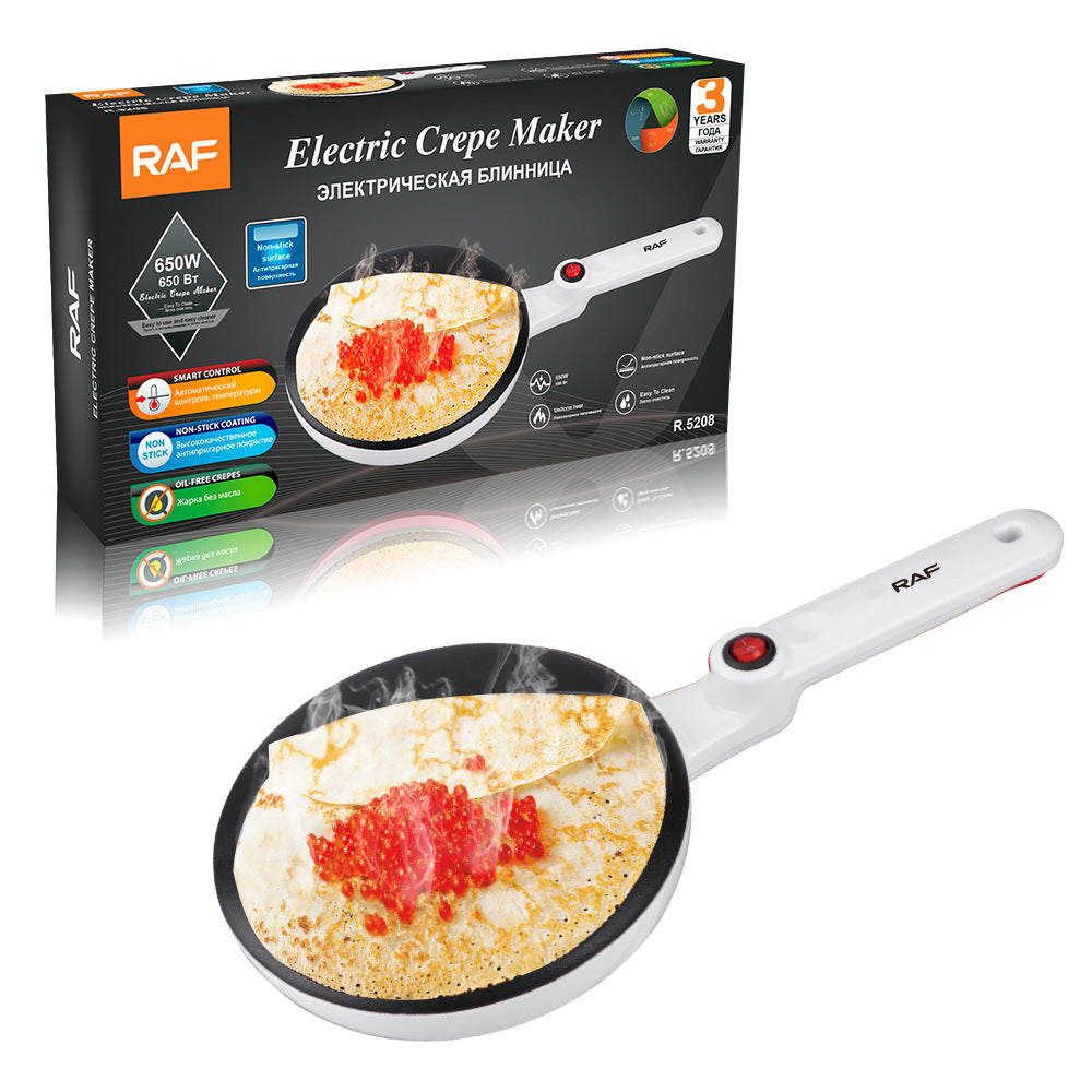 RAF European Standard Thin Pancake Maker Spring Roll Skin Maker Multi-Functional Household Pancake Pan Electric Pancake Pan