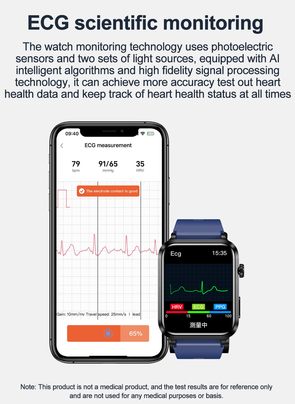 New S11Air Pump Type Precision Blood Pressure Smart Health Watch ECG Uric Acid Blood Lipid Monitoring Smart Watch