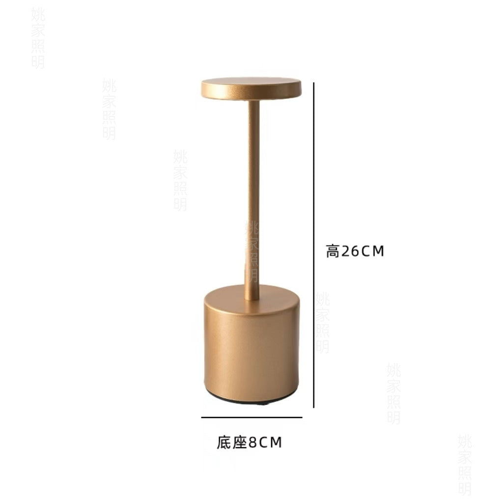 Amazon Bestselling Industrial Light26cm I-shaped Desk Lamp Creative Atmosphere Table Lamp Bar Dining Touch Night Light