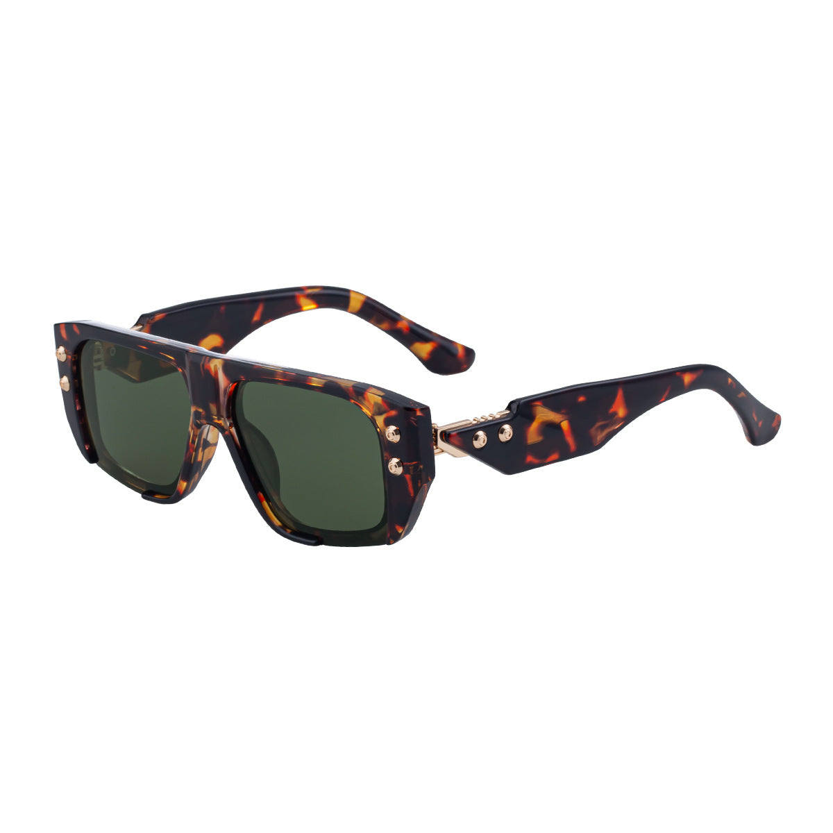 2025New Fashion Square Frame Sunglasses for Men, High-End Personality Outdoor Trend Driving Sun Protection Sunglasses for Men